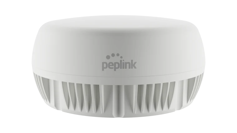 Peplink Antenna MAX, a low-profile white external cellular antenna.